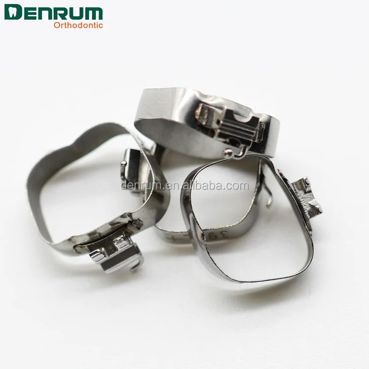 
Denrum Dental orthodontic materials and instruments Molar Bands With Tubes Lingual Sheaths 