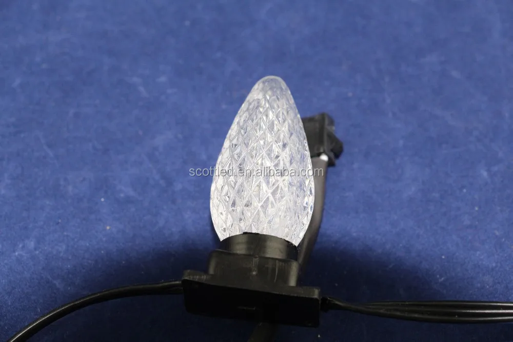 50 узлов C9 DC12V 5050 SMD WS2811 Светодиодный ход; Водонепроницаемый, RGB Полноцветный; В черном корпусе и проводе