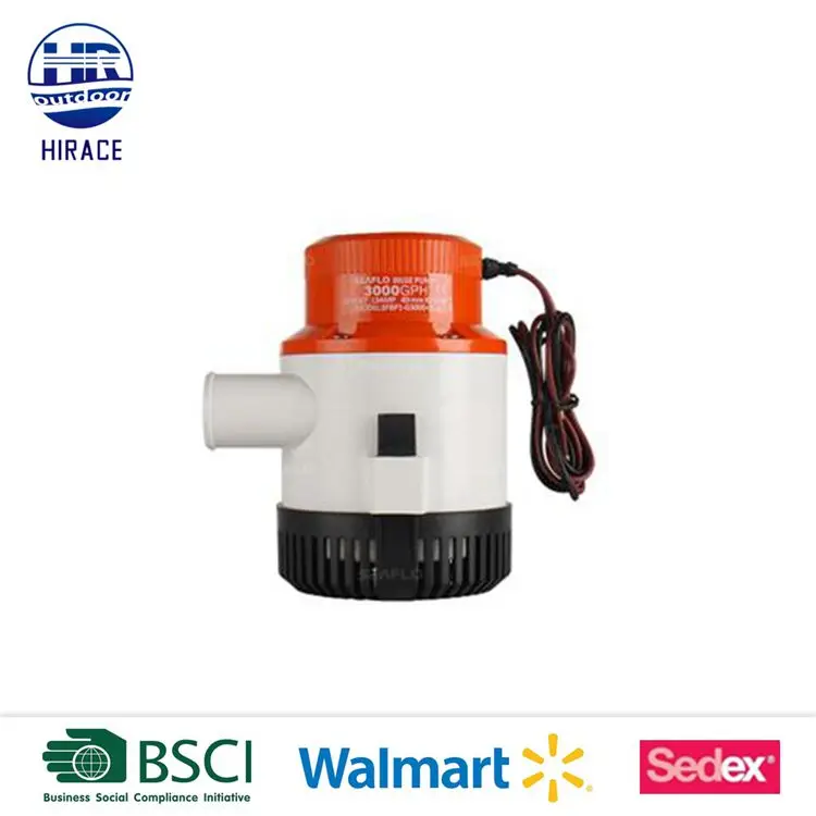 Marine grade submersible automatic bilge pump
