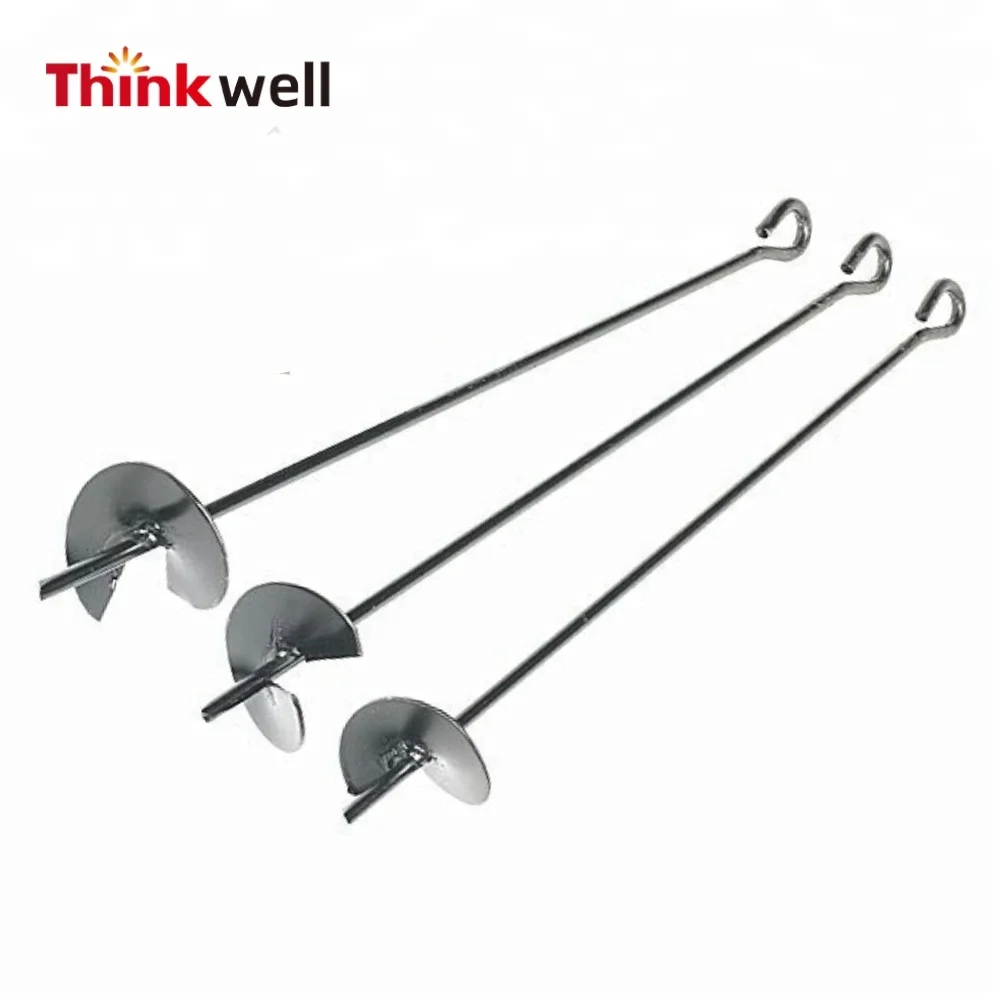 Anchor Supplier Galvanized Steel No Wrench Earth Screw Helix Anchor