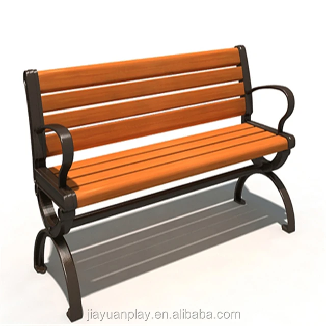 Wood slats for cast iron bench outdoor furniture