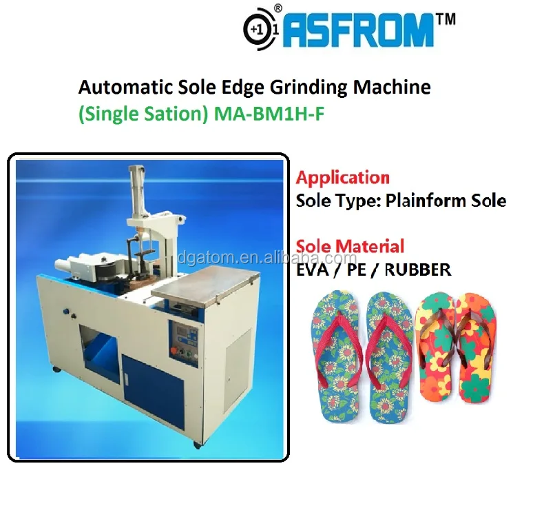 ASFROM Semi-automatic Sole Edge Grinding Polishing and Buffing Machine