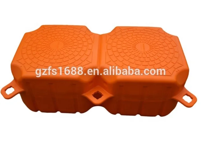 modular floating platform dock system for pumps and walkways