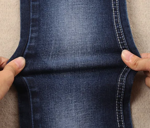 hot sale good price high stretch cross slub denim fabric factory in China