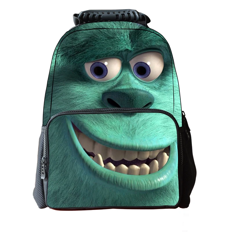 
2018 Promotional funny light weight custom cute monster school bag back pack for school 
