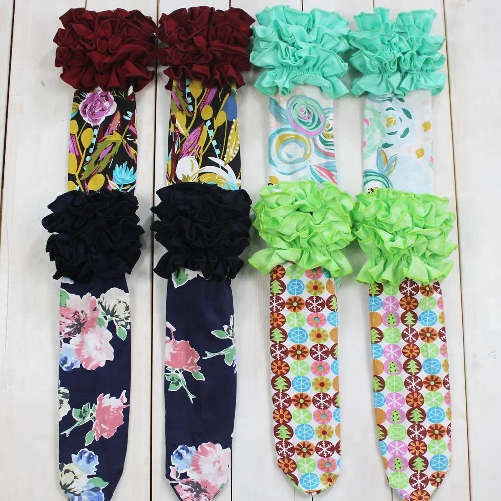 Colorful teen girl socks ruffle leggings baby girl socks  organic cotton toddler floor socks for boots  wholesale