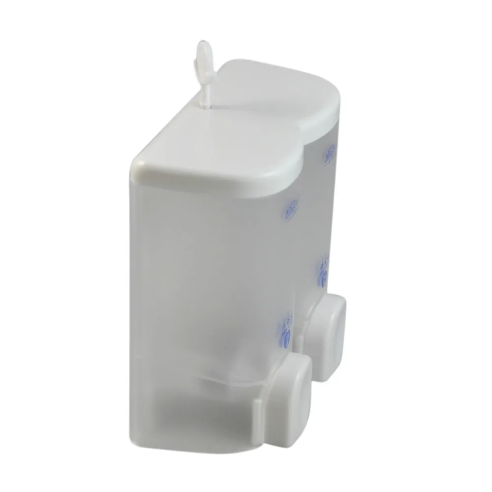 купить небольшой пластиковый двойной дозатор мыла, для отеля и ванной