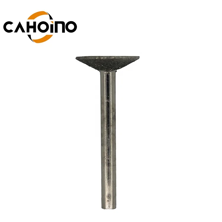 6MM 1/4 Inch Shank Diamond Electroplated Mounted Grinding Head for Stone, Glass, Jewelry, Ceramics, Rock