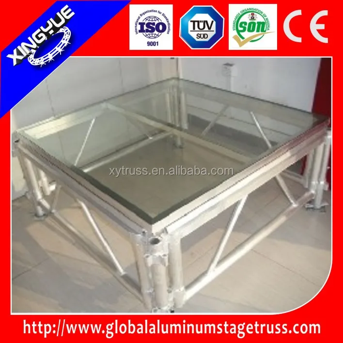 16X12ft алюминиевый оргстекло этап