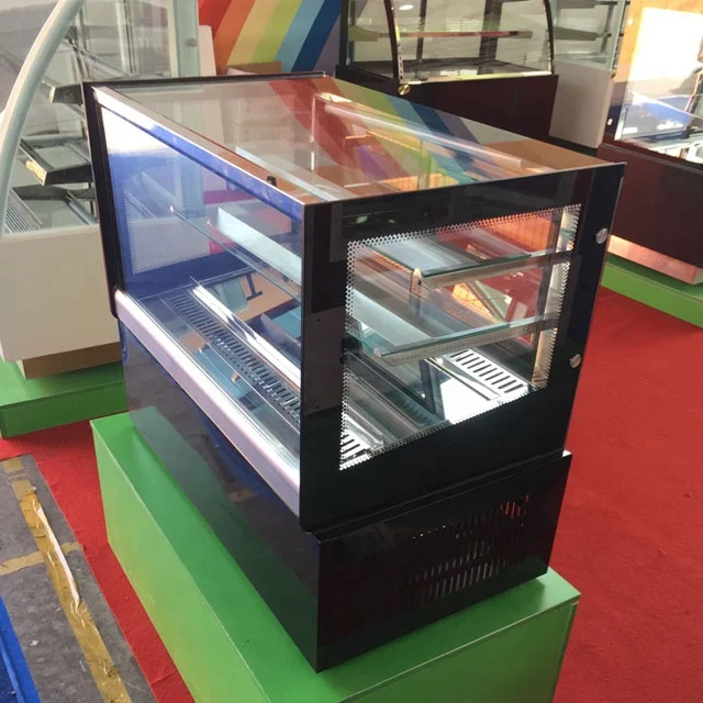 
manufacturer refrigeration equipment pastry display refrigerator countertop bakery showcase cake showcase for bakery store 