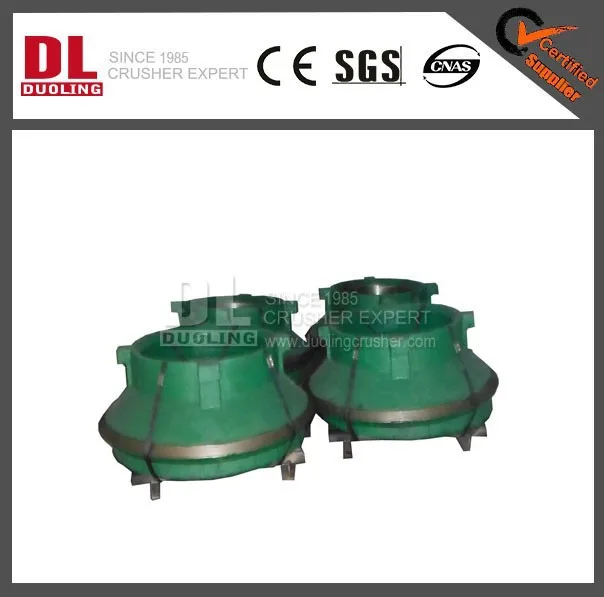 CASTING TELSMITH CONE CRUSHER PARTS BOWL LINERS, MANTLE AND CONCAVE