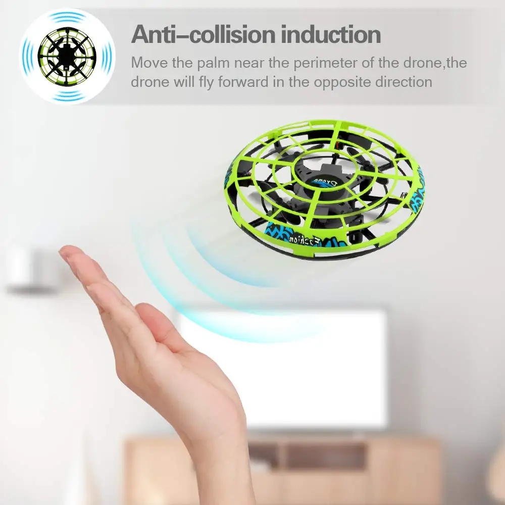 
Flying Ball RC UFO Mini Drone Flying Saucer Toys Hand Controlled Top Remote Control Fly Toy New Children Gifts 