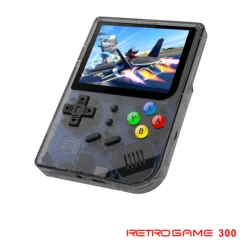 Anbernic Retro Game 300 Handheld Game Console RG300 Opendingux System with 3000 Games-Translucent White