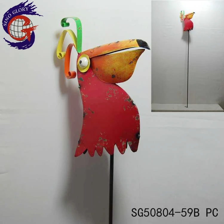 metal garden animals and garden stakes