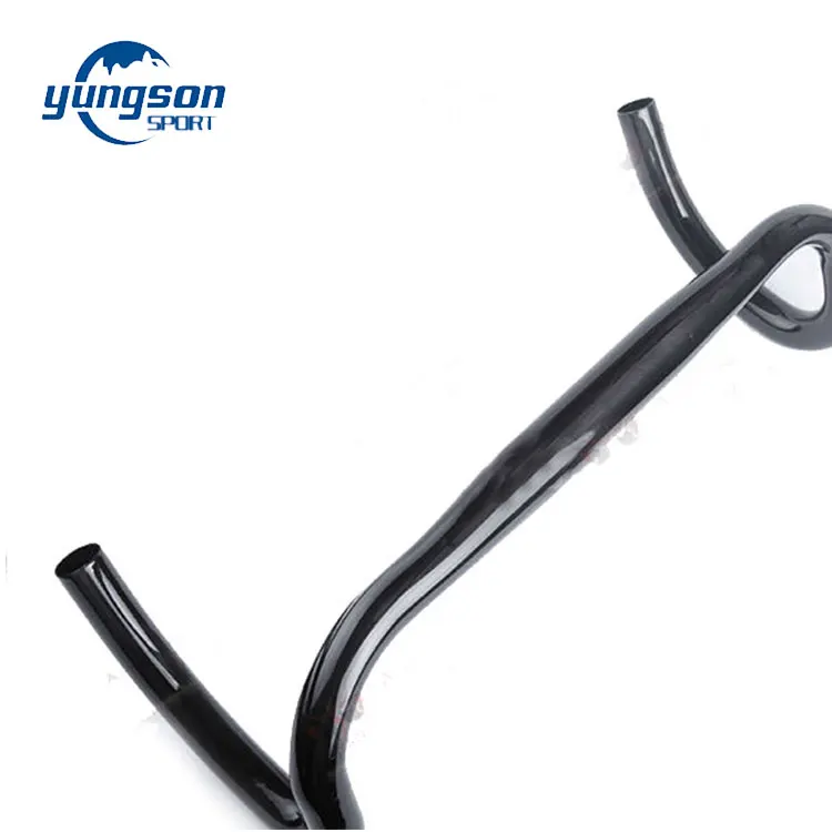 Road Bike Handlebar Carbon Fixie Bicycles Road Bicycle Components 400/420/440mm Bike Drop Handlebar Carbon Bicycle Parts