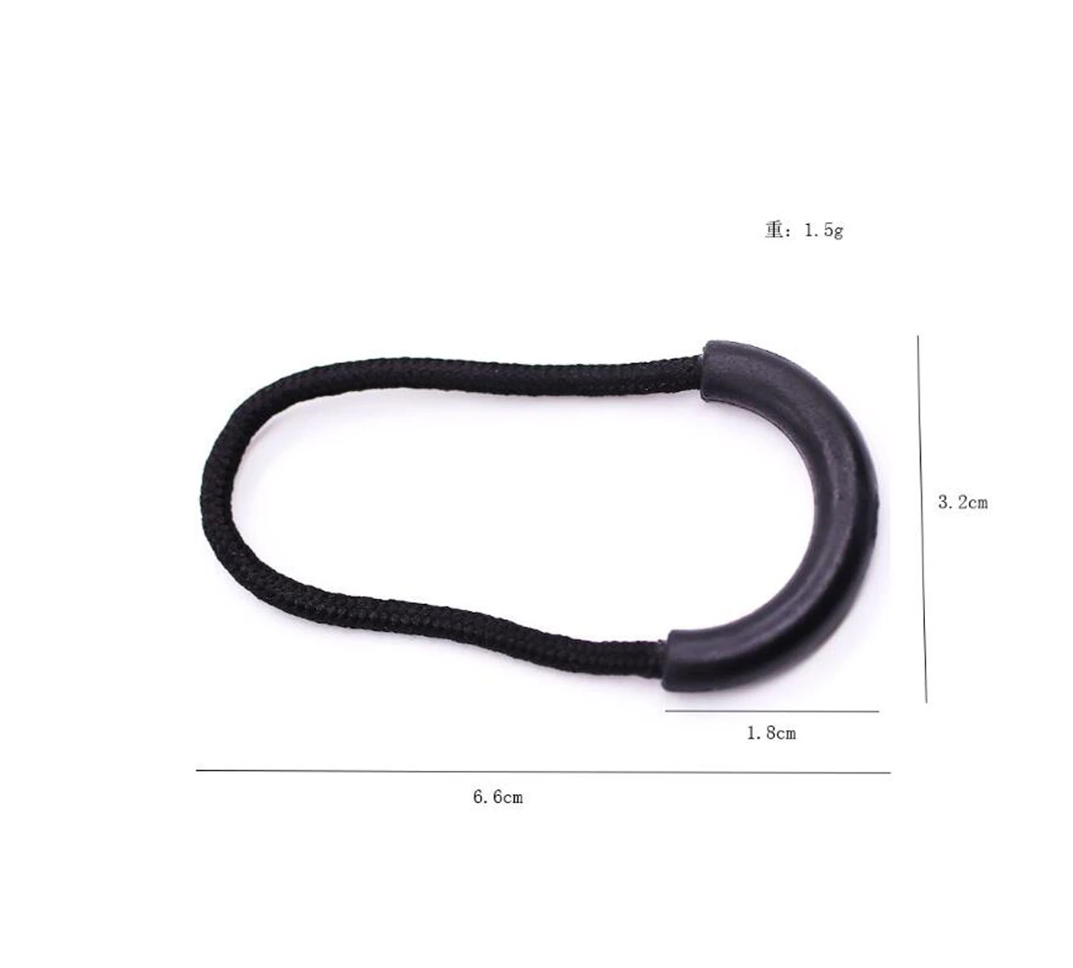 
High Quality Injection Molding Environmental Protection Zipper Pull 