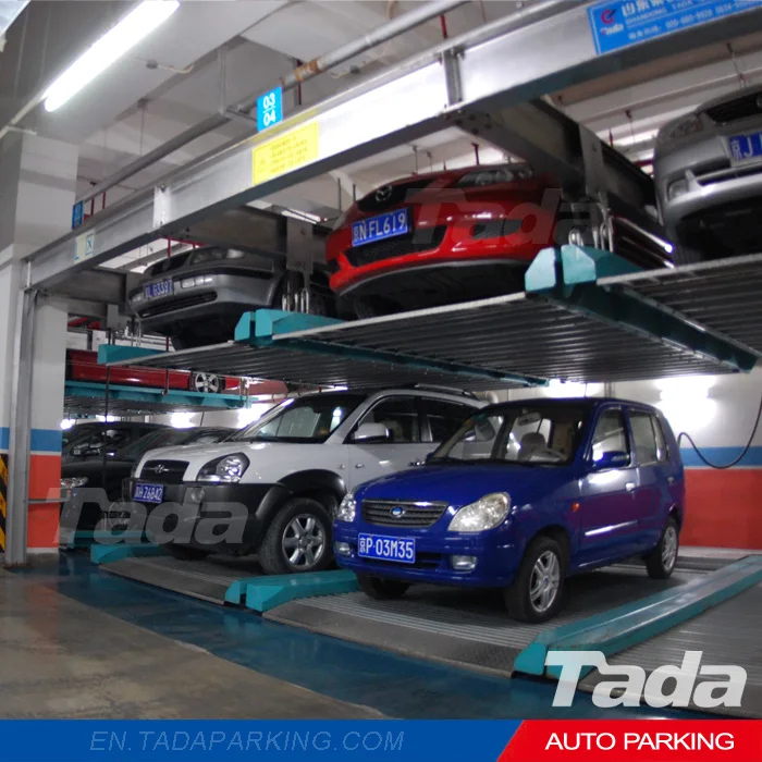 PSH two layer puzzle automated advanced car parking lift for basement