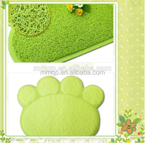 
Comfortable Lovely Soft Food Pvc Pet Cat Floor Mat 