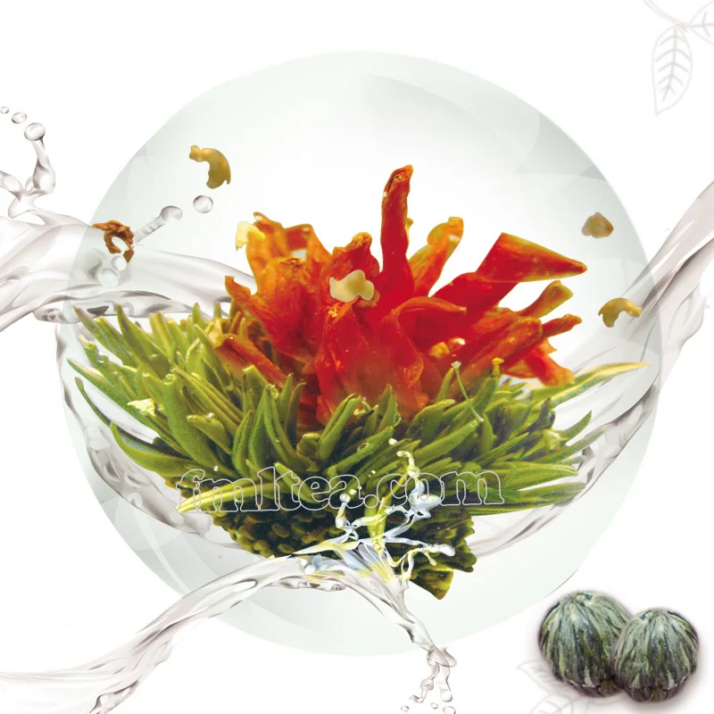 Аналитическая Фирменная торговая марка eurofin, цветущий чай ручной работы 100% с лилией османтуса