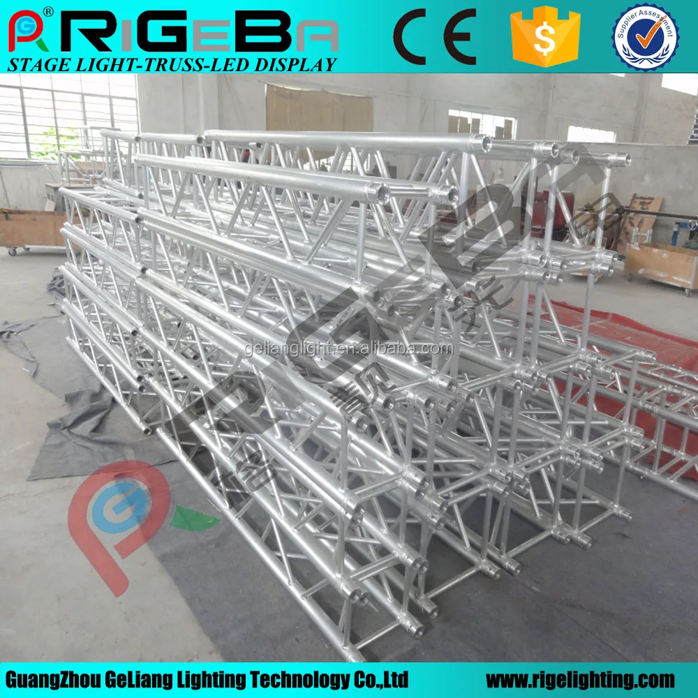 aluminum truss thickness 3mm spigot or bolt for stage lighting equipment using moving head light stand