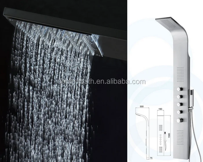 Multi Function Vanity Shower Set With Shower Panel/hand Shower Head/domo Sanitary Ware Factory