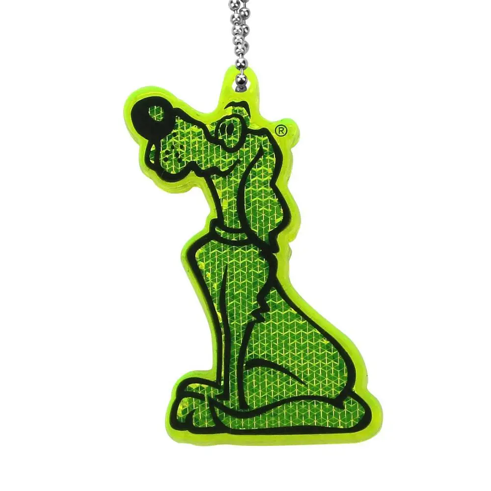 Dog shape reflective keychain ,high visibility for kids