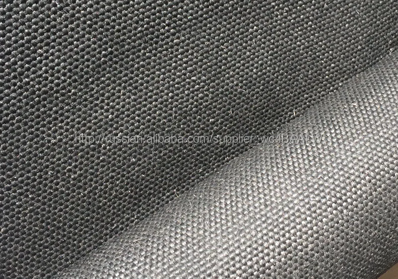 High Temperature Insulation Black Fiberglass Fabric