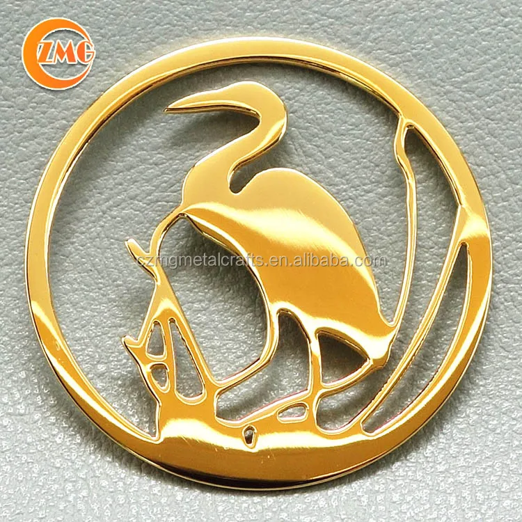 wholesale high quality custom metal labels and tags for handbags