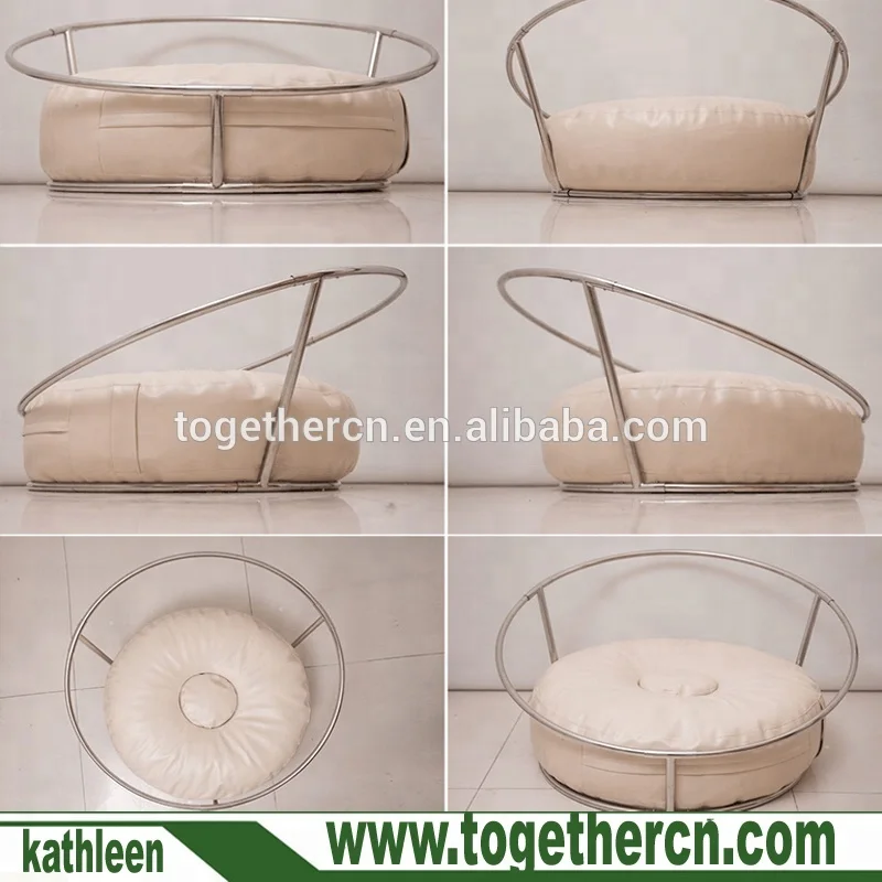 
Backdrop Filled Pillow With Metal Wire Basket holder frame baby photography props Beanbag Metal Stand 