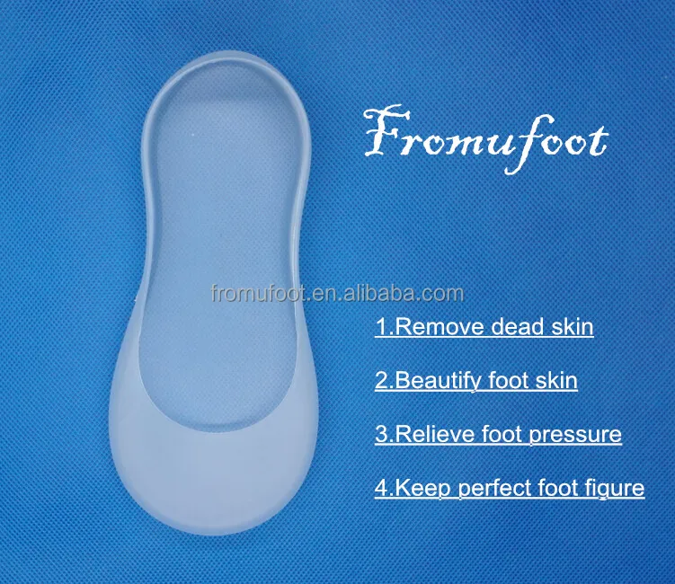 ZRWC32 100% medical Silicone Moisturizing Gel Socks for dry feet Cracked Foot Skin Care Protector