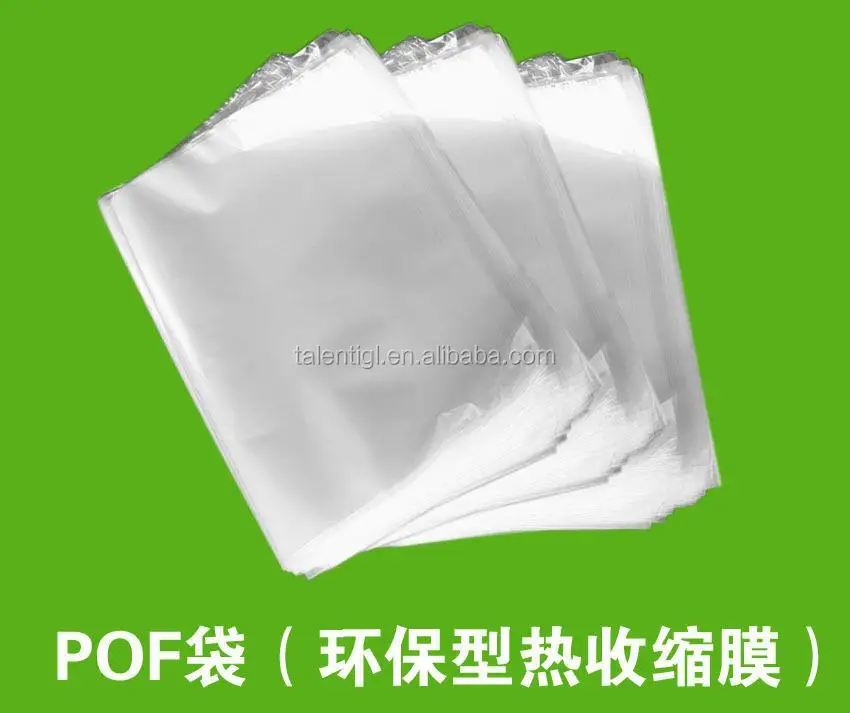 
clear POF heat shrink bags heat shrink wrap film for packing 