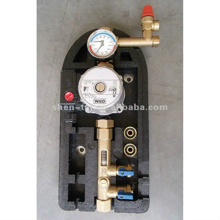 Solar Water Heater Accessory Single Pipeline Solar Working Station With WILO Water Pump WS-I Series