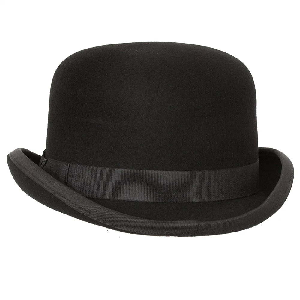 
Wholesale Fleming Firm Felt Derby Bowler Hat 100% Wool 