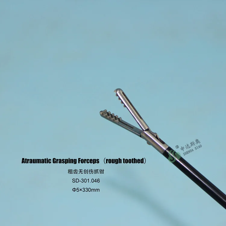Shendasiao SD-301.046 medical laparoscopy surgical Grasping Forceps&Grasping Forceps(Rough Toothed)