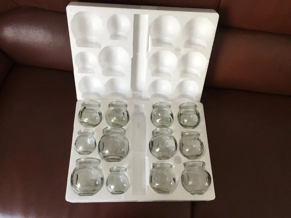 OCELL Ticken огонь банки чашка стекло Hijama набор 12 шт. традиционная китайская терапия массаж