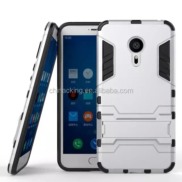 Armor Phone Case for Meizu MX5 MX6 Pro 6 Meizu M3S M5S mini Meizu U10/U20 Stand Holder Case