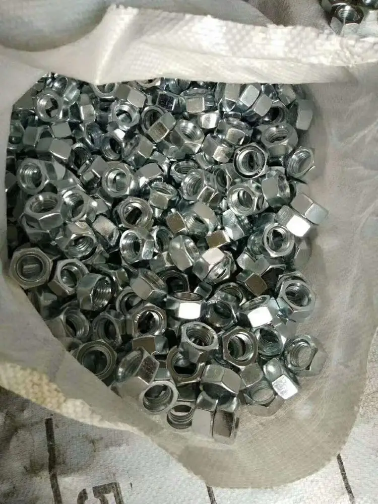 Низкая цена, шестигранная гайка из углеродистой стали M3 до M100 din934