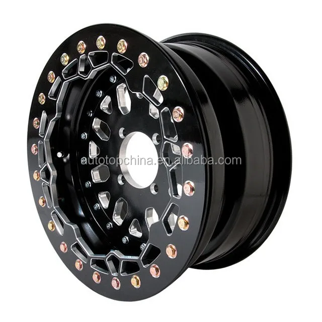 HOT SALE  UTV Beadlock Wheel,size 15X7 offset 5+2  bolt pattern 4/156