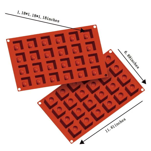 
mini-donut cake pan silicone molds cake tool rubber mold baking set 