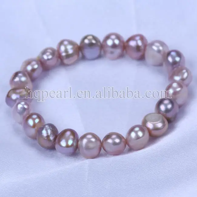 Wholesale jewelry real natural pearl colorful baroque pearl bracelet jewelry