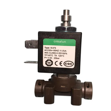 coffee machine solenoid valve 12VDC-240VAC Brass 3 way solenoid valve