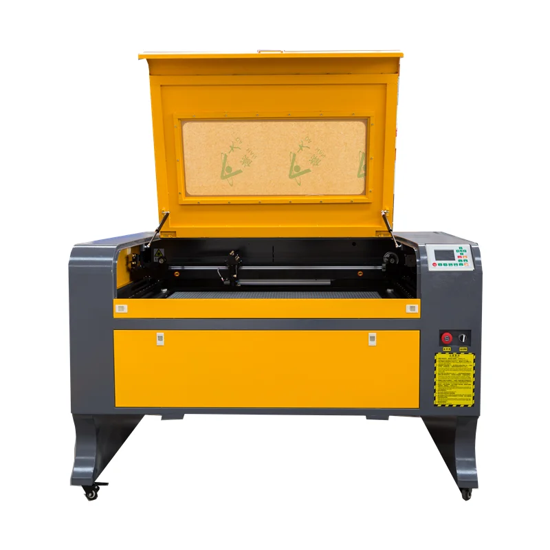 
cover can be opened CO2 laser type 12mm acrylic wood rubber MDF laser cutting machine 1080 