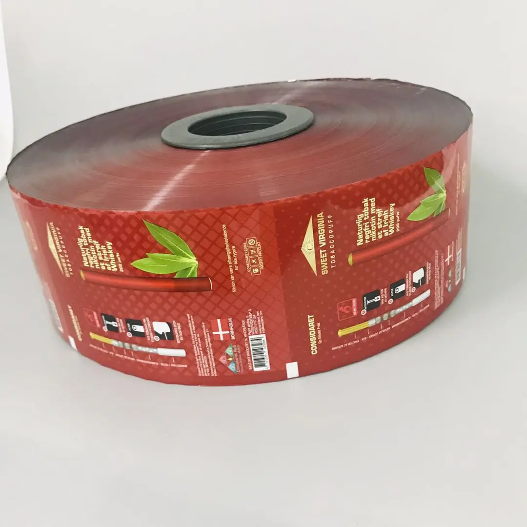 OEM custom logo printed food grade hdpe opp plastic sachet packaging film roll
