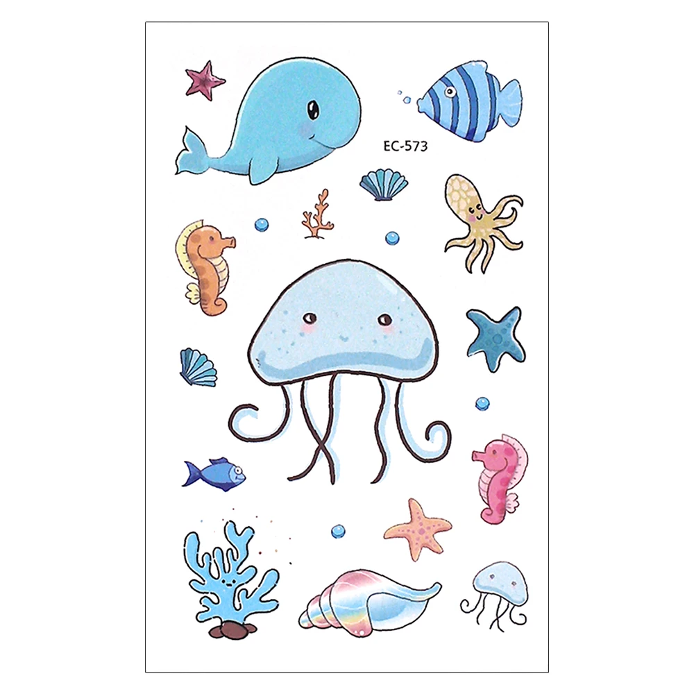 Temporary Tattoos Stickers for Kids Safe Lovely Face