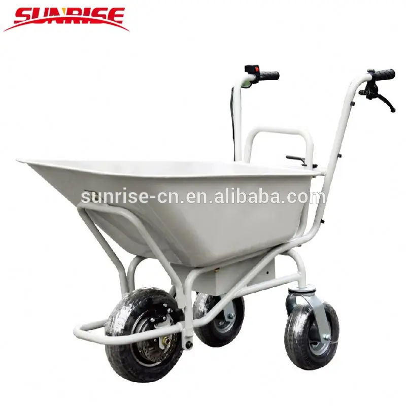 High Efficient Portable 400kg Load Capacity Hand Trolley Electric Hand Cart Truck for Warehouse Use