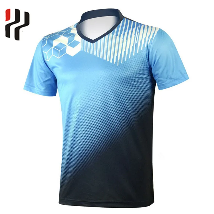 Мужская спортивная одежда для бега, быстросохнущая дышащая футболка, Джерси для бадминтона из полиэстера