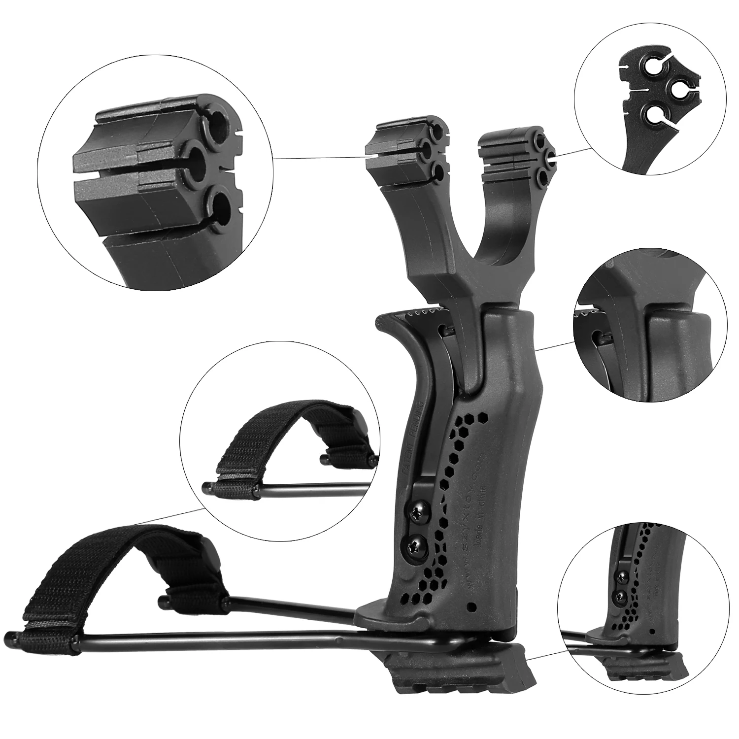 
Powerful Multi-function Archery Target Shooting fish Slingshot Catapult Hunting bow Fishing Sling Shot arrow 