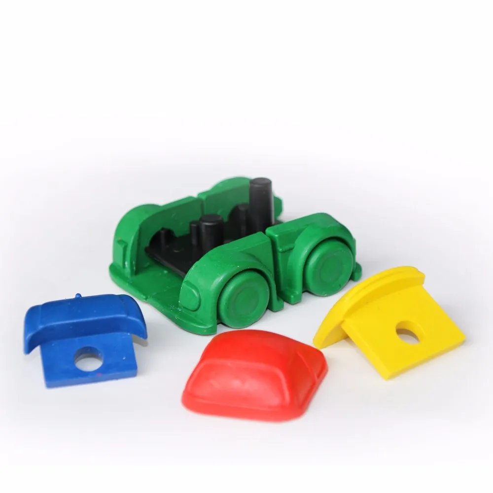 7 pieces 3D Car puzzle crayons for kids party favors