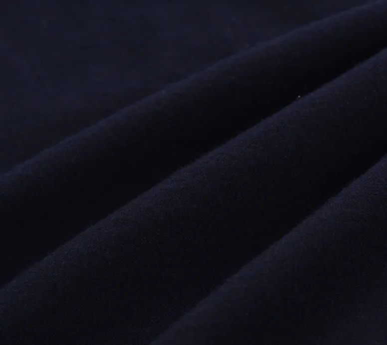 
modacrylic cotton fire retardant interlock fabric in navy colour for t shirts  (62199972492)