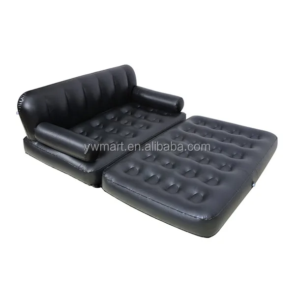 Wholesale PVC inflatable air sofa air mattress bed portable foldable large inflatable sofa bed